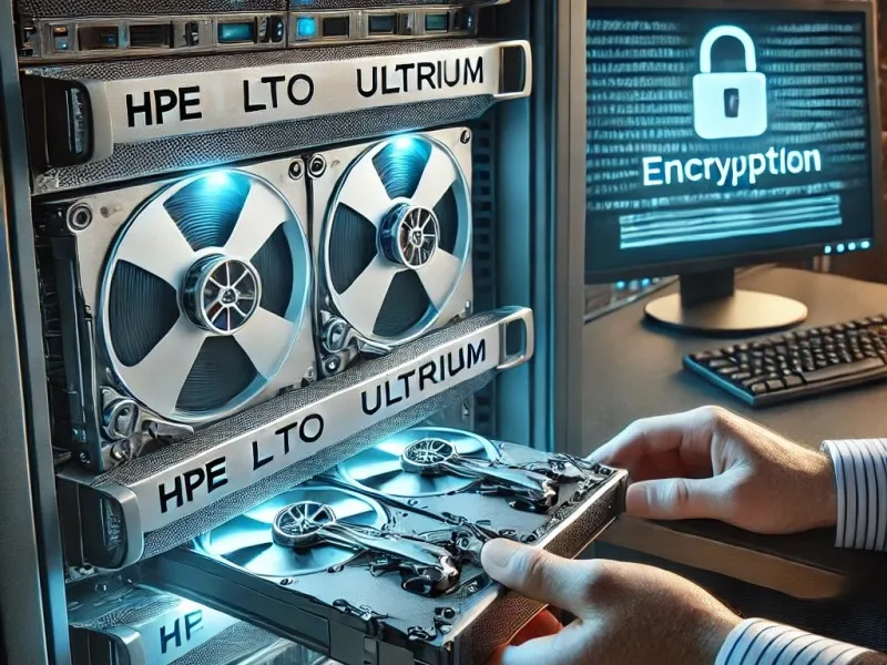استفاده عملی از درایوهای نوار HPE LTO Ultrium با رمزنگاری